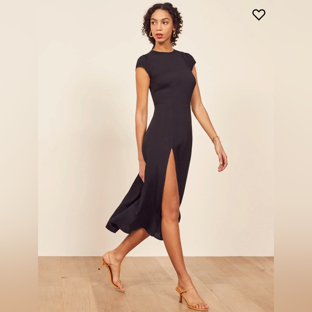 Reformation Gavin dress - black - size 4